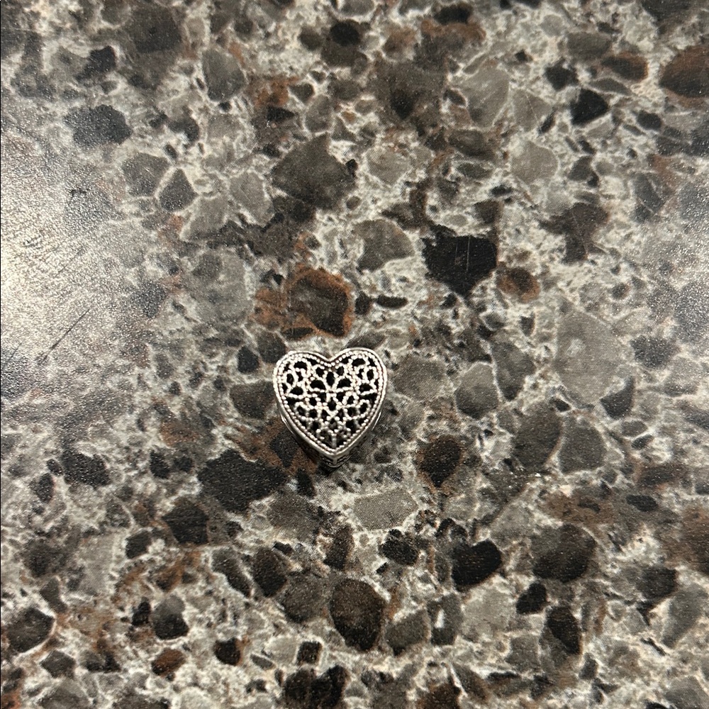 Pandora Silver Heart Charm Bracelet